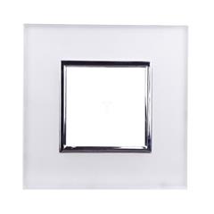 DANTE Ramka pojedyncza szklana PERL GLASS 4504181