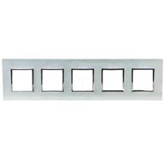 DANTE Ramka pięciokrotna szklana PERL GLASS 4504185