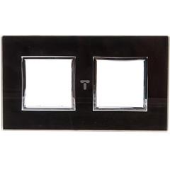 DANTE Ramka podwójna szklana BLACK GLASS 4509182