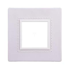 DANTE Ramka pojedyncza skórzana VANILIA 4503581