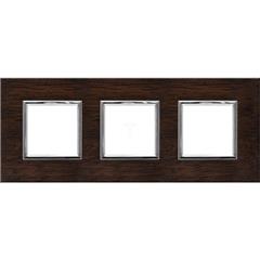 DANTE Ramka potrójna drewniana WENGE 4523383