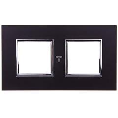 DANTE Ramka podwójna metalowa onyx 4590282