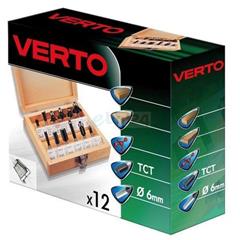 Frezy widiowe trzpień 6 mm 60H008 /zestaw 12 szt./