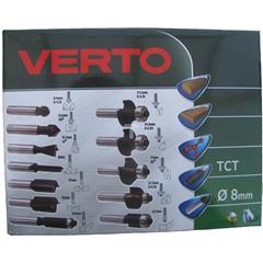 Frezy widiowe trzpień 8 mm 60H010 /zestaw 12 szt./