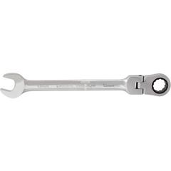 Klucz płasko-oczkowy z przegubem i grzechotką 13 x 185 mm 09-055