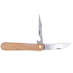 Nóż monterski ze szpikulcem drewniane okładki 17B658