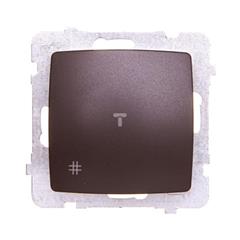 KARO Łącznik krzyżowy czekoladowy metalik ŁP-4S/m/40