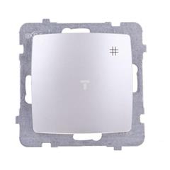 KARO Łącznik krzyżowy srebrny perłowy ŁP-4S/m/43