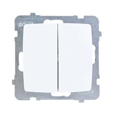 KARO Łącznik schodowy podwójny biały ŁP-10S/m/00