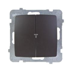 KARO Łącznik schodowy podwójny czekoladowy metalik ŁP-10S/m/40