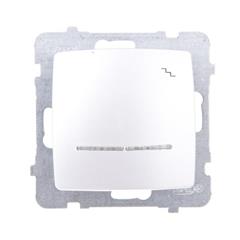 KARO Łącznik schodowy z podświetleniem srebrny perłowy ŁP-3SS/m/43