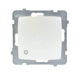 KARO Przycisk światło ecru perłowy ŁP-5S/m/42