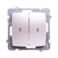 KARO Łącznik żaluzjowy srebrny perłowy ŁP-7S/m/43