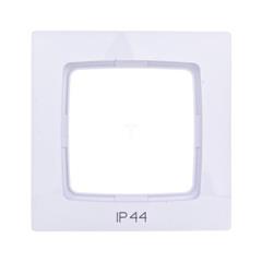 KARO Ramka pojedyncza do łączników IP44 biały RH-1S/00