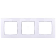 KARO Ramka potrójna biały R-3S/00