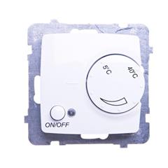 KARO Regulator temperatury 250V 5-40°C IP20 z czujnikiem napowietrznym biały RTP-1SN/m/00