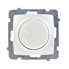 KARO Ściemniacz przyciskowo-obrotowy ecru perłowy ŁP-8S/m/42