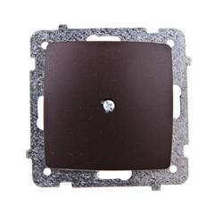 KARO Zaślepka do ramki czekoladowy metalik Z-1S/m/40