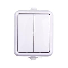 HYDRO LINE Łącznik świecznikowy hermetyczny podwójny IP44 biały 120405