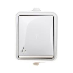 HYDRO LINE Przycisk hermetyczny /światło/ IP44 biały 120403