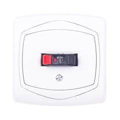 TON Gniazdo głośnikowe, pojedyncze biały GG-1C/00