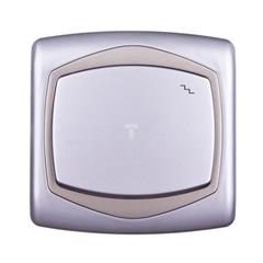 TON Łącznik schodowy srebro + satyna ŁP-3C/18/16