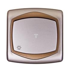 TON Łącznik zwierny światło satyna + złoto ŁP-5C/16/20