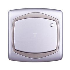 TON Przycisk dzwonek srebro + satyna ŁP-6C/18/16