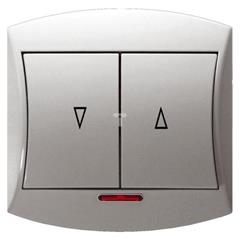 TOP Łącznik żaluzjowy z podświetleniem biały ŁP-7TS/00