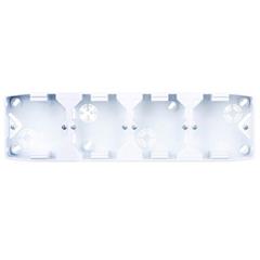 TON Puszka natynkowa poczwórna pozioma biała PNP-4CH/00