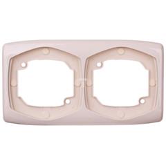 TON Ramka podwójna pozioma beżowy R-2CH/01