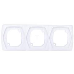 TON Ramka potrójna pionowa biała R-3CV/00