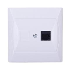 AKCENT Gniazdo komputerowe pojedyncze RJ45 kat. 5e MMC białe GPK-1A/K/00