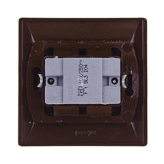 AKCENT Łącznik krzyżowy 10AX 250V IP20 brązowy ŁP-4A/24