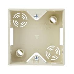 AKCENT Puszka natynkowa pojedyncza beżowa PNP-A/01