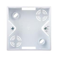 AKCENT Puszka natynkowa pojedyncza biała PNP-A/00