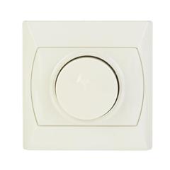 AKCENT Ściemniacz przyciskowo-obrotowy beżowy ŁP-8AA/01