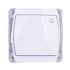 GAZELA Przycisk dzwonek 1Z 10AX IP20 biały ŁP-6J/m/00