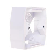 GAZELA Puszka natynkowa pojedyncza biała PNP-1J/00