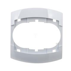 GAZELA Ramka do gniazda podwójnego biały RG-1J/00