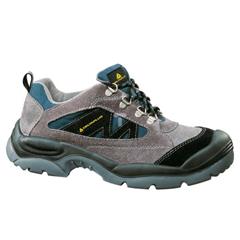 Półbuty z dwoiny welurowej i nylonu, podeszwa z dwuwarstwowego Pu szaro-niebieskie rozmiar 47 MAZANSPGB47