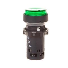 Przycisk sterowniczy 22mm zielony z samopowrotem z podświetleniem 1Z XB7NW33B1