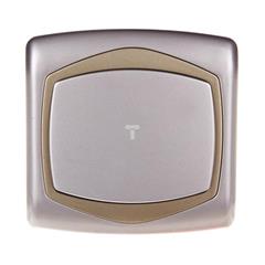 TON Łącznik pojedynczy satyna + złoto ŁP-1C/16/20