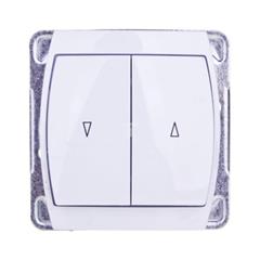 GAZELA Łącznik żaluzjowy bez ramki biały ŁP-7J/m/00