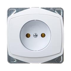 TON Gniazdo pojedyncze b/u 16A bez ramki białe GP-1C/m/00