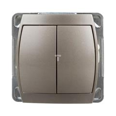 GAZELA Łącznik schodowy bez ramki satyna ŁP-3J/m/16/16