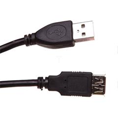 Przedłużacz USB-A (M) - USB-A (F) 2.0 + Ferryt 3m
