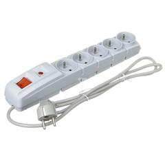 Listwa zasilająca ACAR F5 1,5m szary (5 gniazd)