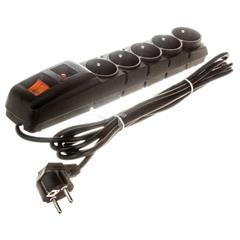 Listwa zasilająca ACAR F5 3m czarny (5 gniazd)