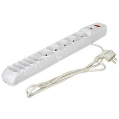 Listwa zasilająca ACAR S10 1,5m szary (10 gniazd)